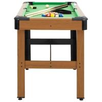 Biljarttafel 4 feet 122x61x76 cm bruin - thumbnail