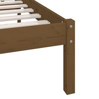 Bedframe massief grenenhout honingbruin 120x200 cm - thumbnail