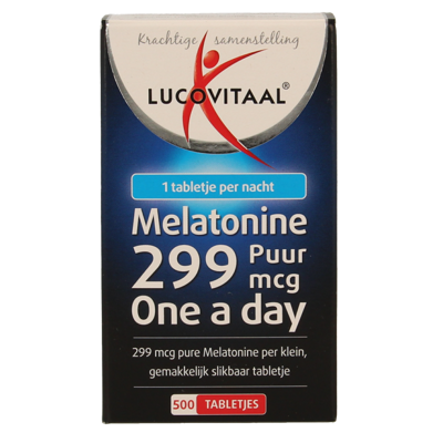 Lucovitaal Melatonine puur 0.299mg 500 Tabletten Lucovitaal Melatonine puur 0.299mg 500 Tabletten