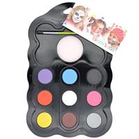 Grim&apos;tout schminkpalet Zoo Parade, 9 kleuren - thumbnail