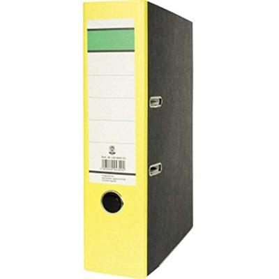HEAD Ordner Wolkenmarmor DIN A4 Rugbreedte: 80 mm Geel Wolken 2 beugels 120006910