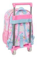 Schoolrugzak met Wielen Barbie Painterly Roze Hemelsblauw 26 x 11 x 67 cm 26 x 34 x 11 cm - thumbnail