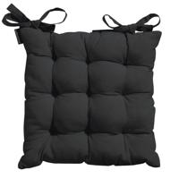 Madison zitkussen Toscane panama black 46 x 46 cm - thumbnail