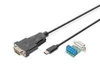 DIGITUS USB naar seriële adapter - RS485 converter - USB 2.0 Type-C naar DSUB 9M - FTDI FT232RL chipset - 1 m aansluitkabel - thumbnail