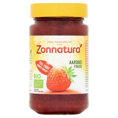 Fruitspread aardbei 75% bio 250 Gram