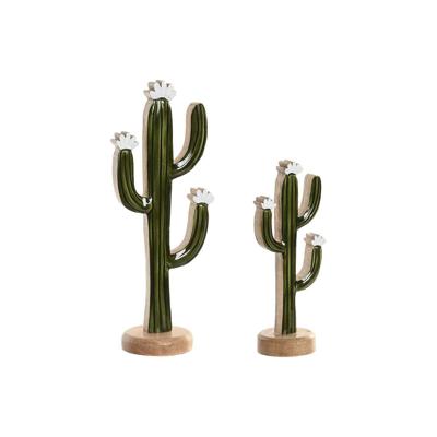 Decoratieve figuren Home ESPRIT Groen Cactus Traditioneel 15 x 8 x 35 cm Decoratieve figuren Home ESPRIT Groen Cactus Traditioneel 15 x 8 x 35 cm
