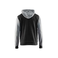 Blåkläder Hooded Sweatshirt 33991157 | Zwart melange/Grijs | Maat 3XL - 7330509465332 - thumbnail