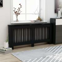 Radiatorombouw 172x19x81,5 cm MDF zwart - thumbnail