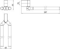 Emco System 2 handdoekhouder draaibaar chroom 355000139 - thumbnail