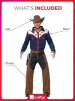Rodeo Cowboy kostuum man - thumbnail