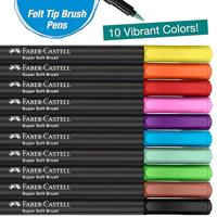 Faber Castell FC-116451 Black Edition Brushpennen 10 Stuks - thumbnail