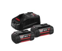 Bosch Blauw Starterset 2X GBA 36V 6.0Ah Accu + GAL 3680 Acculader - 1600A00L1U - thumbnail