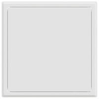 Toegangs paneel Wit 30 x 30 cm Staal - thumbnail