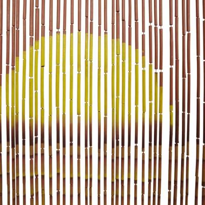 Insectengordijn Palmboom print 90x220 cm bamboe Insectengordijn Palmboom print 90x220 cm bamboe