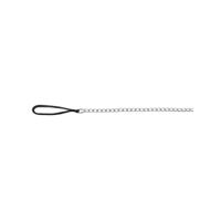 TRIXIE HONDENRIEM KETTING MET NYLON HANDVAT ZWART 100X0,4 CM - thumbnail