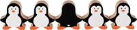 Goki houten stapelspel pinguin - thumbnail