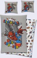 Spiderman Wall Crawler dekbedovertrek - Eenpersoons - 140 x 200 cm - Katoen - thumbnail