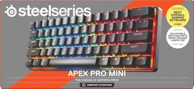 Steelseries Apex Pro Gen 3 Mini Hall-effect toetsenbord