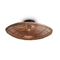 GOOD&MOJO Plafondlamp 'Tanami' Rotan, 55cm, kleur Naturel - thumbnail