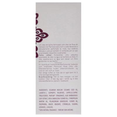 REN Moroccan Rose Otto Bath Oil 110ml Douche & bad