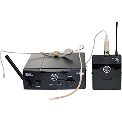 AKG WMS 40 Mini Sport draadloze headset ISM1 863,100 MHz