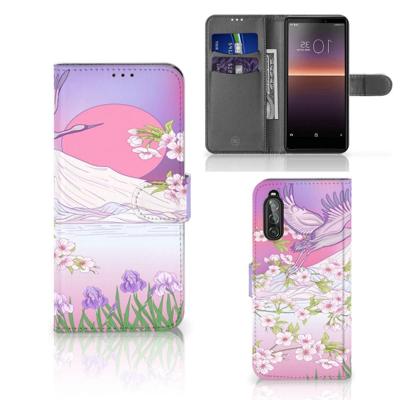 Sony Xperia 10 II | Telefoonhoesje | Met pasjeshouder | Bird Flying