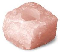 Waxinelichthouder Edelsteen Rozenkwarts (ca. 1 kg) - thumbnail