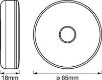 LEDVANCE DOT-IT TOUCH SLIM WT LEDV 4058075399686 Tafellamp met accu Rond LED Koudwit Wit - thumbnail