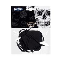 Boland ooglapjes piraat, 4st. - thumbnail