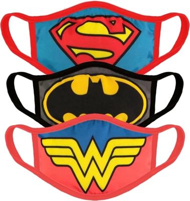 Justice League - Face Masks (3 Pack)