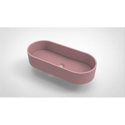 Arcqua Case waskom ovaal 60x26cm mat roze WAS404890 Arcqua Case waskom ovaal 60x26cm mat roze WAS404890