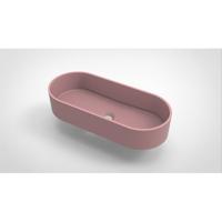 Arcqua Case waskom ovaal 60x26cm mat roze WAS404890 - thumbnail