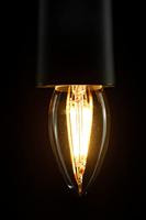 Segula 55314 LED-lamp Energielabel G (A - G) E27 Kaars 3.2 W = 26 W Warmwit (Ø x h) 35 mm x 100 mm Dimbaar 1 stuk(s) - thumbnail