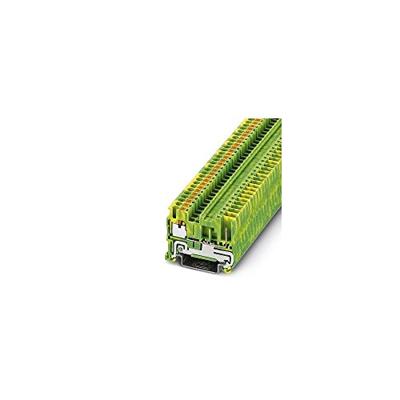 Phoenix Contact 3210059 Aardklem 3-etages 5.2 mm Snelaansluiting Groen, Geel 50 stuk(s)