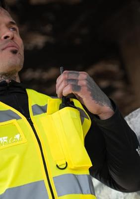 Korntex KX802 Executive Multifunctional Safety Vest Berlin - Signal Yellow - S