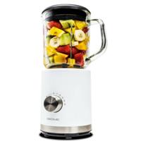 Cecotec Blender Titanium Messen - Smoothie Maker Met Glazen Kan - Ijscrusher - Wit - thumbnail