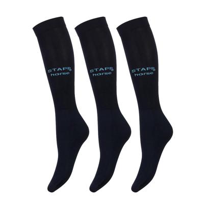 STAPP Horse Paardrijsokken Ultra Fine 3-pack Marine-35/42