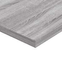 Wandschappen 4 st 40x40x1,5 cm bewerkt hout grijs sonoma eiken - thumbnail