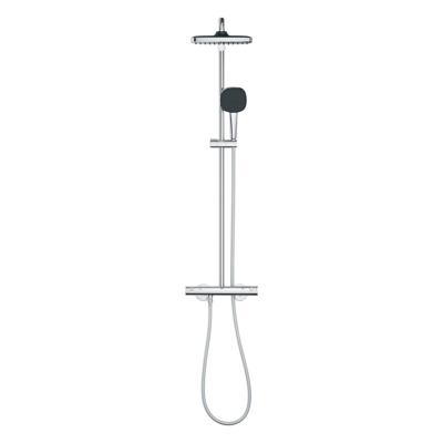 Grohe Vitalio Comfort 250 douchesysteem thermostatisch hoofddouche 1 straalsoort en handd. 2 straalsoorten chroom 26696001 - thumbnail
