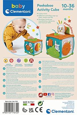 Clementoni Baby Peekaboo Activity Cube
