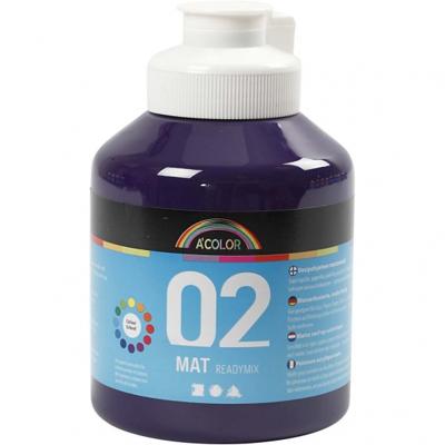 Creativ Company Acrylverf mat, violet, 500 ml/ 1 fles Creativ Company Acrylverf mat, violet, 500 ml/ 1 fles