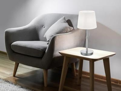 Trio SchemerlampLyon metaalgrijs - 509100107