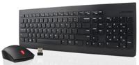 Lenovo 4X30M39497 toetsenbord Inclusief muis Universeel RF Draadloos QWERTY Amerikaans Engels Zwart - thumbnail