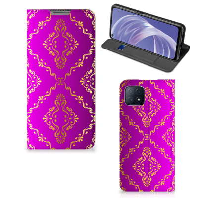 Telefoon Hoesje OPPO A73 5G Barok Roze Telefoon Hoesje OPPO A73 5G Barok Roze