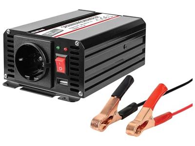 Eufab 300W 12 230V Omvormer 300 W 12 V/DC - 230 V/AC