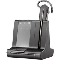 Plantronics DECT Mono-headset 'Savi W8240' convertibel, met basisstation, hoofdbeugel + nekbeugel en oorhaak, SoundGuard, zwart - thumbnail