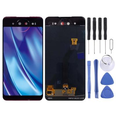 LCD-scherm met achterzijde en digitizer volledige montage voor vivo NEX Dual display (blauw)