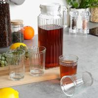 Set kruik en glazen Excellent Houseware ye9000500 200 ml 1,1 L 5 Onderdelen - thumbnail