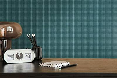 Architects Paper Art of Eden - Groen - Geruit Behang - 390644