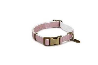 Designed by lotte virante - halsband hond - roze - 35-50 cm